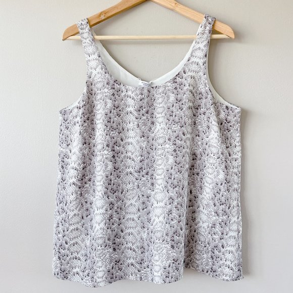 Reitmans tank top reversible snake print top large women's shirt - Picture 3 of 16